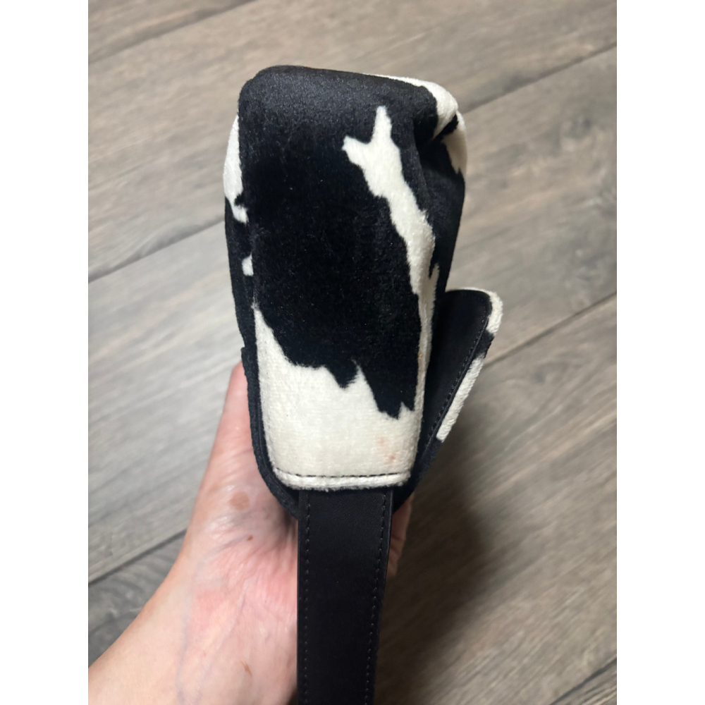 Nine West Black and White Cow Print Shoulder Bag - Picture 12 of 15